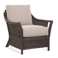 Black Blue and Cream Stripe Wide Armchair W453331