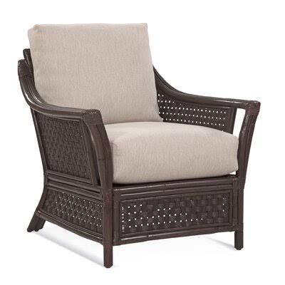 Black Blue and Cream Stripe Wide Armchair W453331