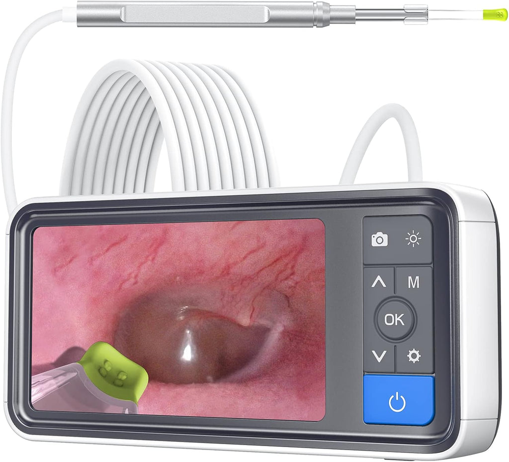 1080P HD Otoscope Ear Camera and Wax Remover with IPS Screen T21840