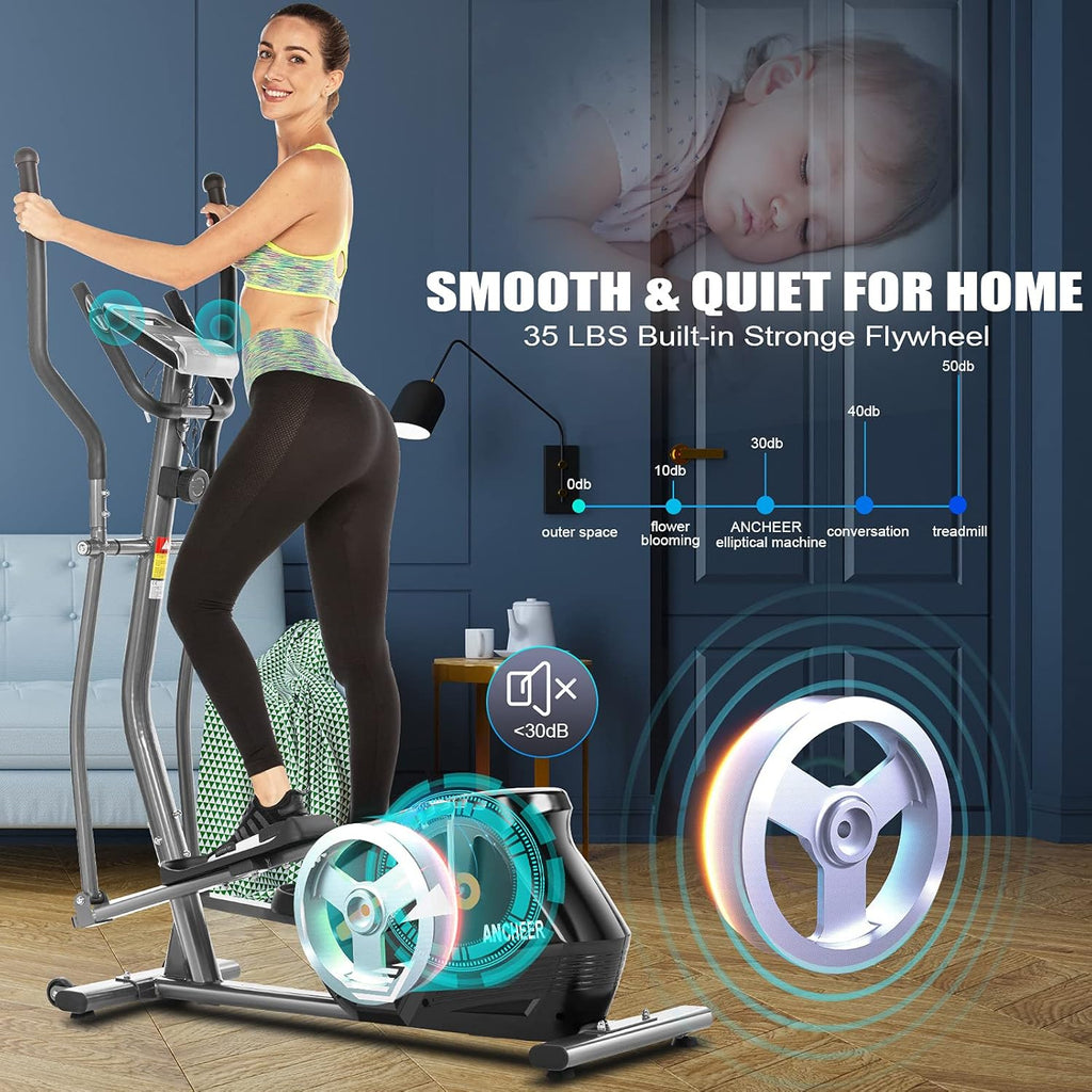 Elliptical Machine with LCD Monitor L29696
