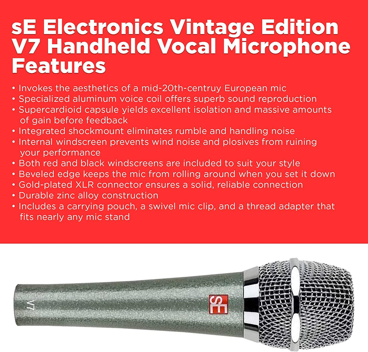 Dynamic Vocal Microphone F933379
