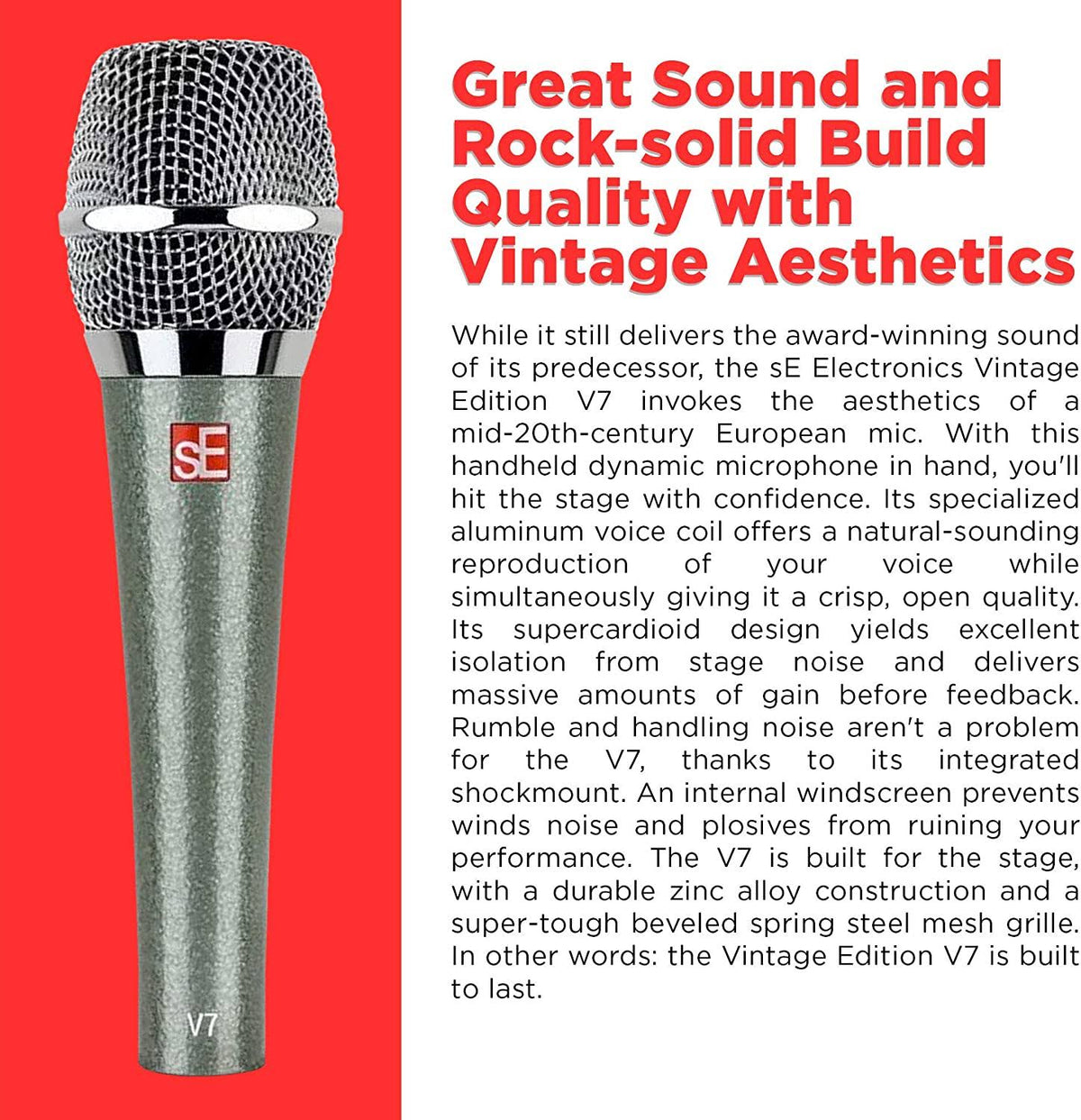 Dynamic Vocal Microphone F933379