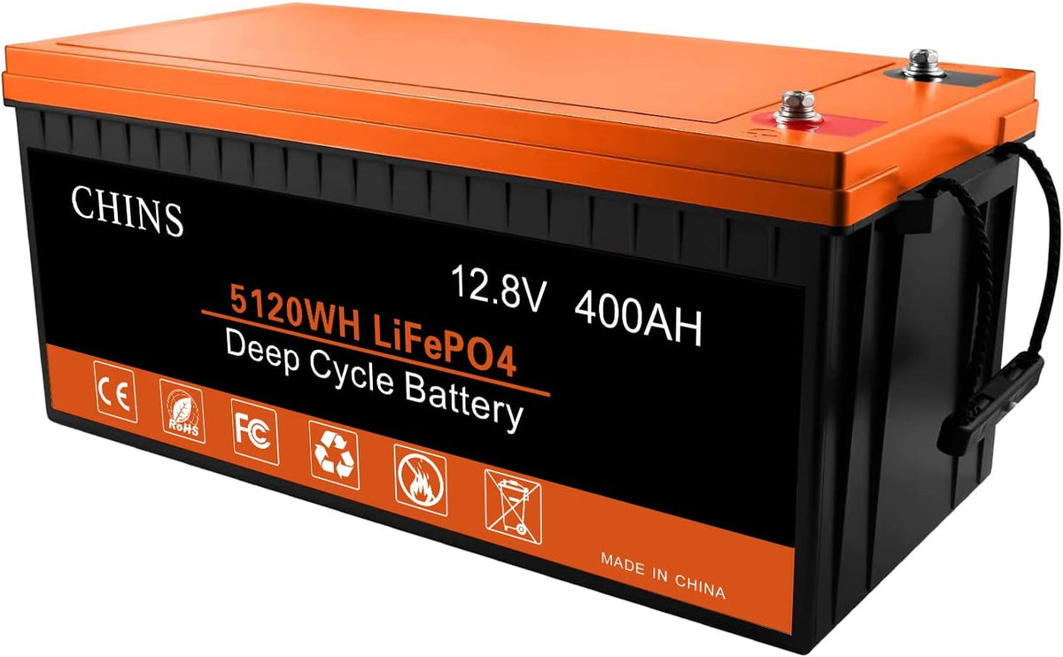 12V 400Ah LiFePO4 Lithium Battery with 250A BMS Z863062