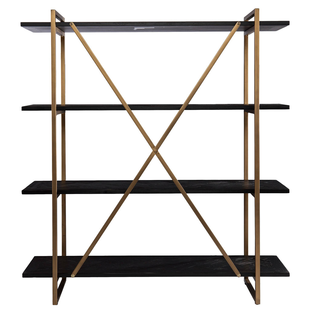 Black Wood Bookshelf S38995