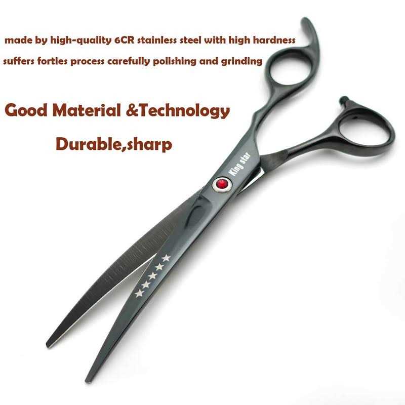 7.0in Titanium Dog Grooming Scissors Set 4pcs D579
