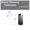 Wooden Chimney Extension W1787