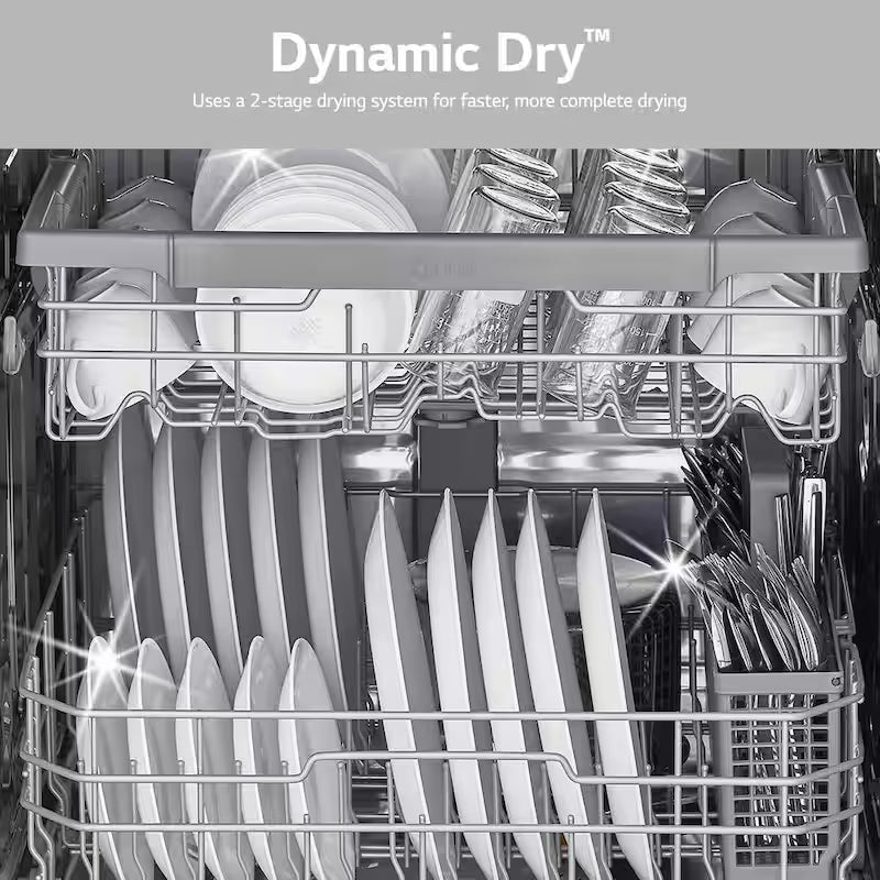 Stainless Steel Front Control Dishwasher with 3rd Rack W710313