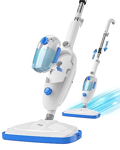 Lightweight Steam Mop with Adjustable Steam Modes and 2 Washable Pads N34248