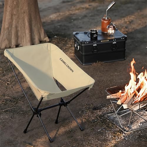Portable Folding Camping Chair with Carry Bag Black E1174