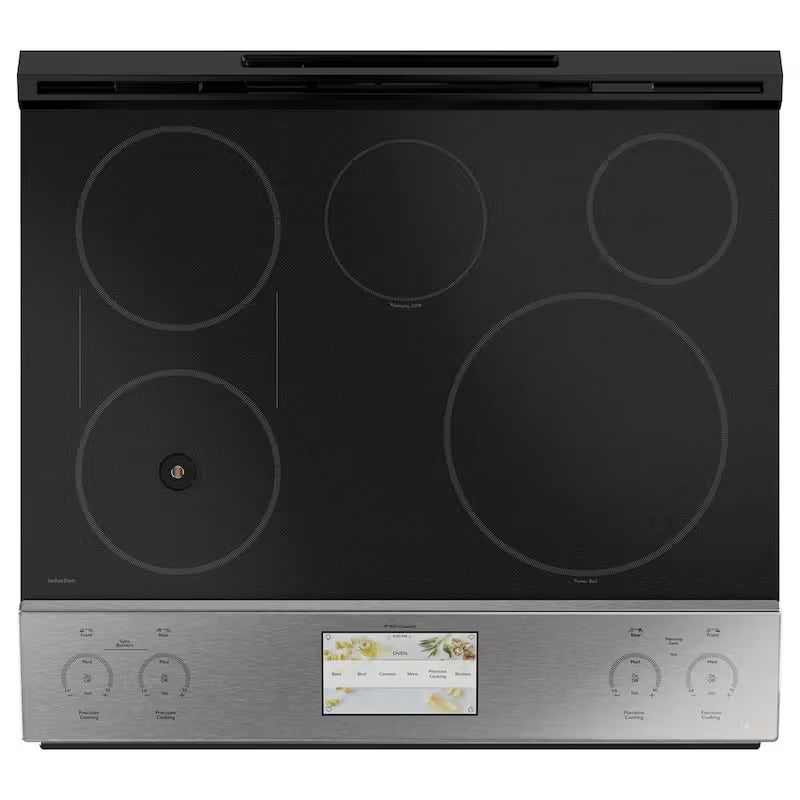 30 in. 5.3 cu. ft. Slide-In Smart Induction Electric Range with Self-Cleaning Convection Oven L5493