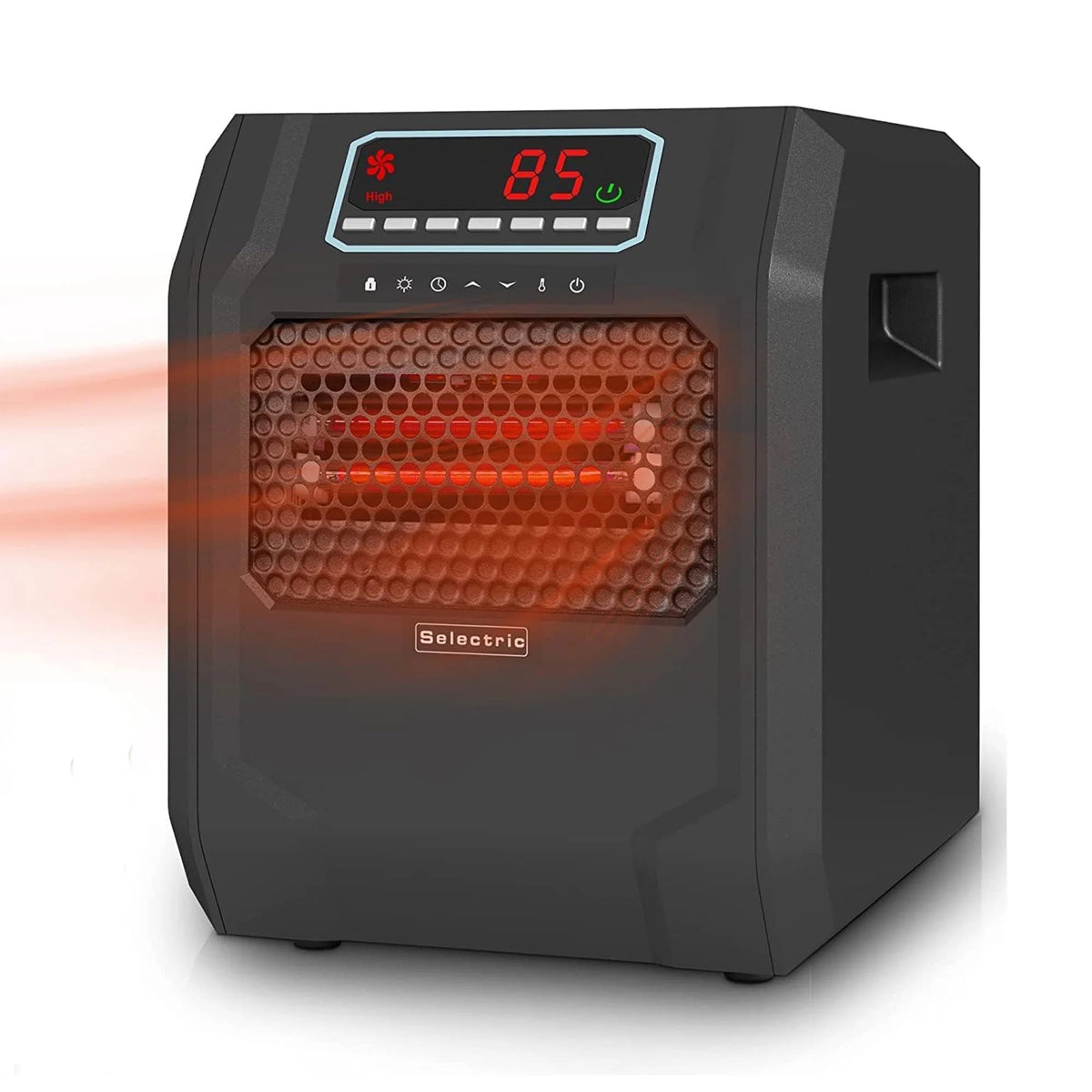 Black Electric Radiant Space Heater 2 Pack D542995