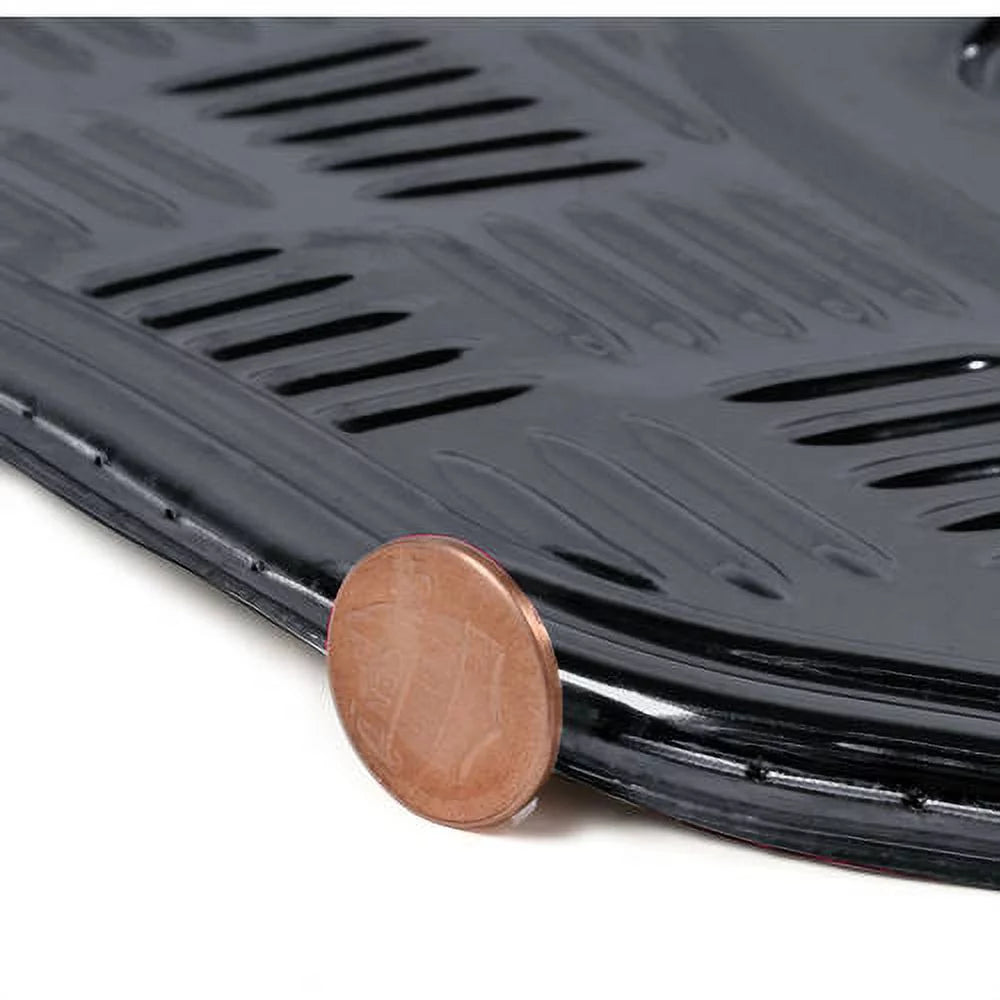 4-Piece Metallic Design Car Floor Mat R838
