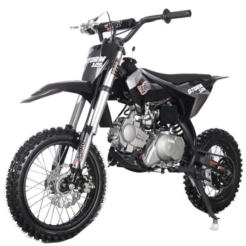 125cc Dirt Bike with Automatic Transmission, Electric Start, 14/12 Tires F7892