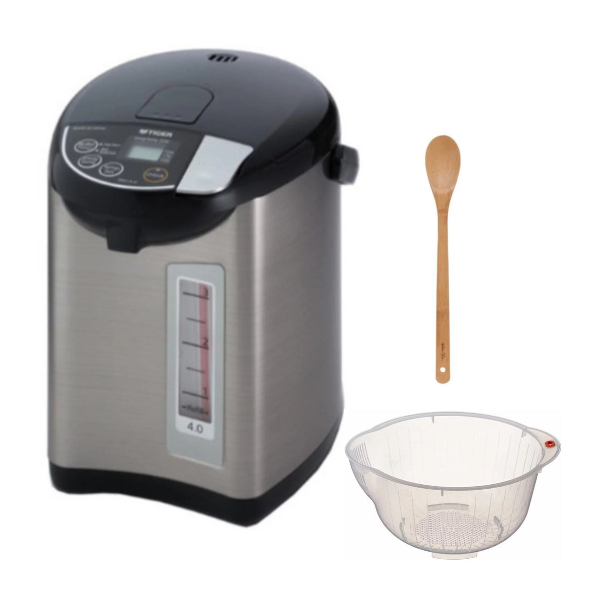 Electric Boiler and Warmer with Washing Bowl and Spoon J8536