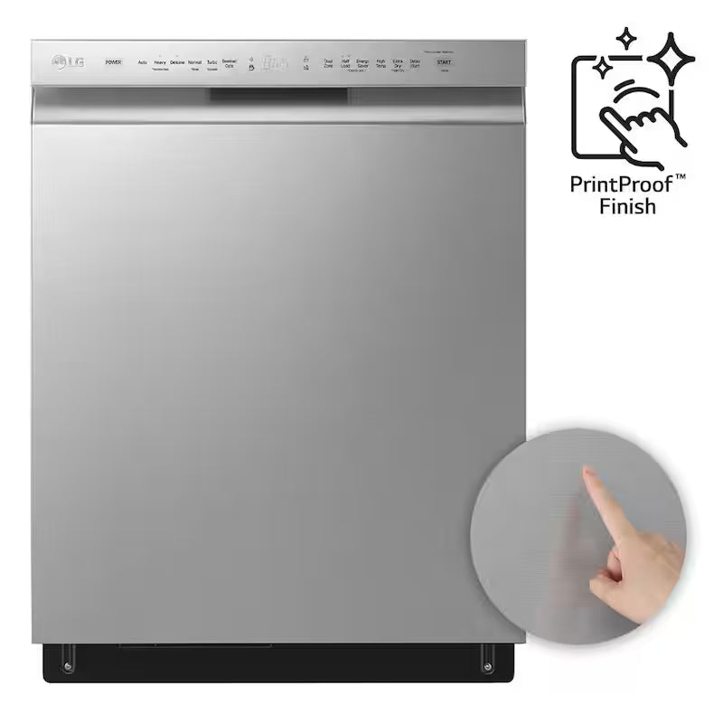 Stainless Steel Front Control Dishwasher with 3rd Rack W710313