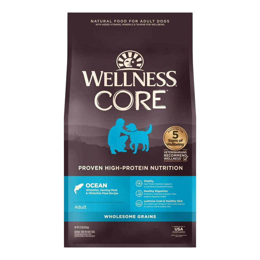 High Protein Wholesome Grains Ocean Recipe Dry Dog Food N26116