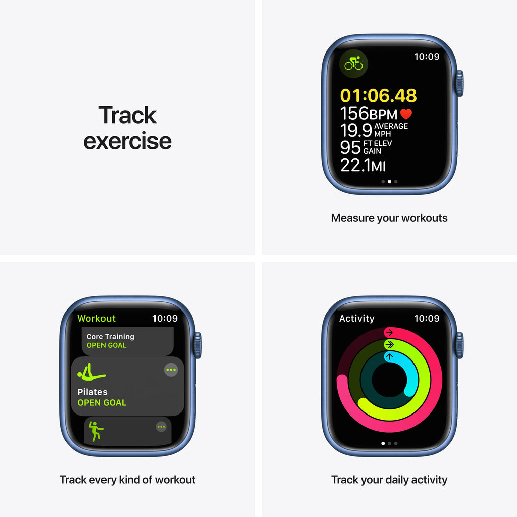 45mm Blue Aluminum Case with Sport Band V11778