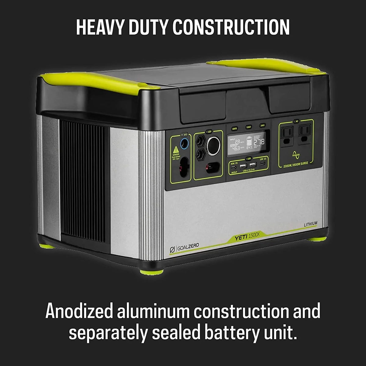 Portable Power Station 1516Wh Lithium Battery Generator 2000 Watt G79309