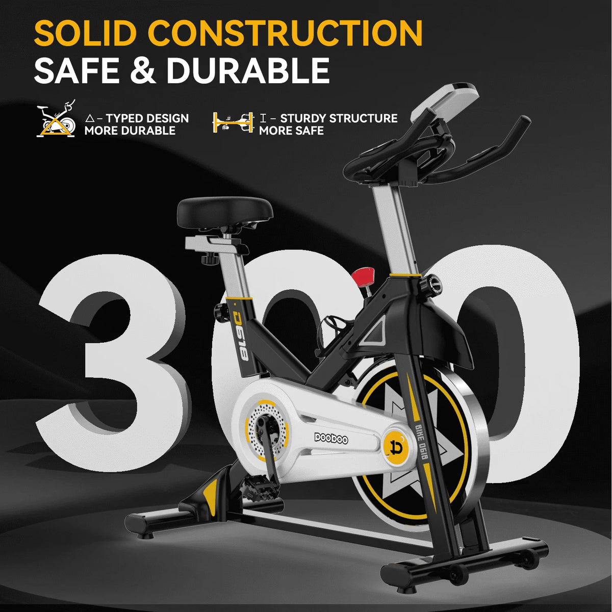 Indoor Cycling Bike with Silent Magnetic Resistance N589