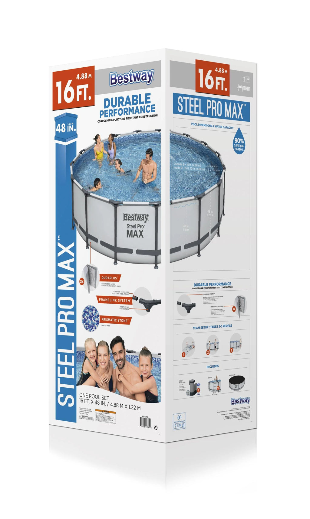 16' x 48 Round Pool Set L193481
