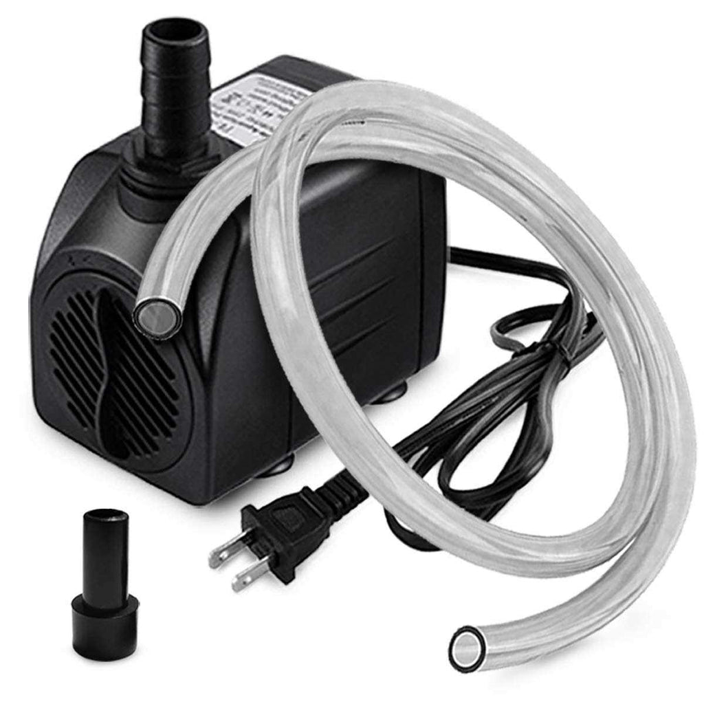 10W 160GPH Submersible Pump with 3.3 ft Tubing O190