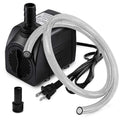 10W 160GPH Submersible Pump with 3.3 ft Tubing O190