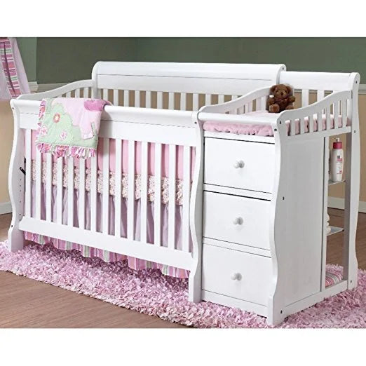 White Crib and Changer K126296