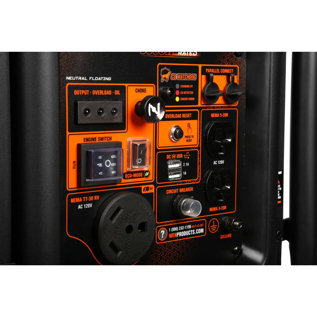 4000-Watt Dual Fuel Open Frame Inverter Generator Z8473
