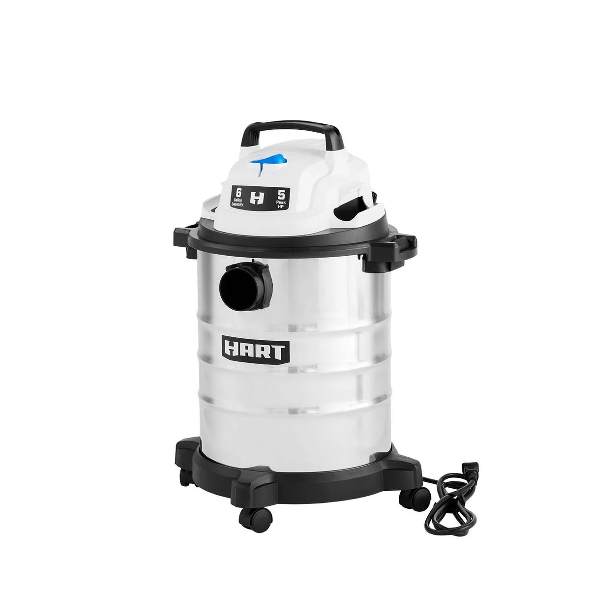 6 Gallon 5 Peak HP Stainless Steel Wet/Dry Vacuum I977
