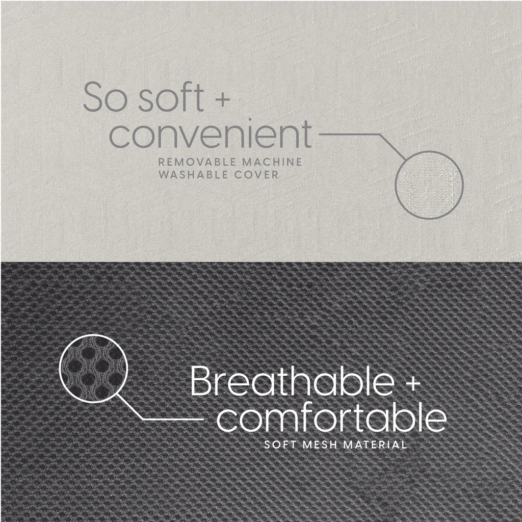 6-Inch Memory Foam Tri Folding Mattress Full Size U38043