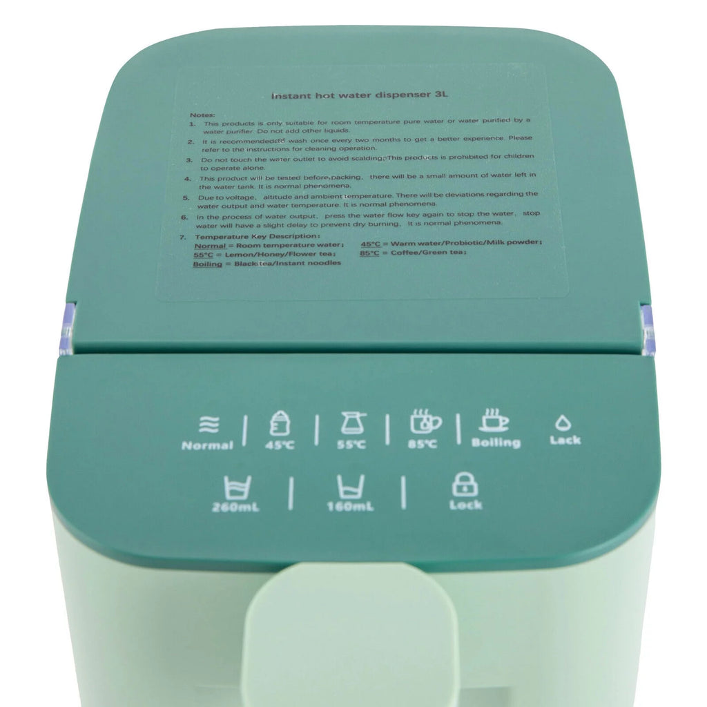Electric Kettles 3L Tank Green V639735