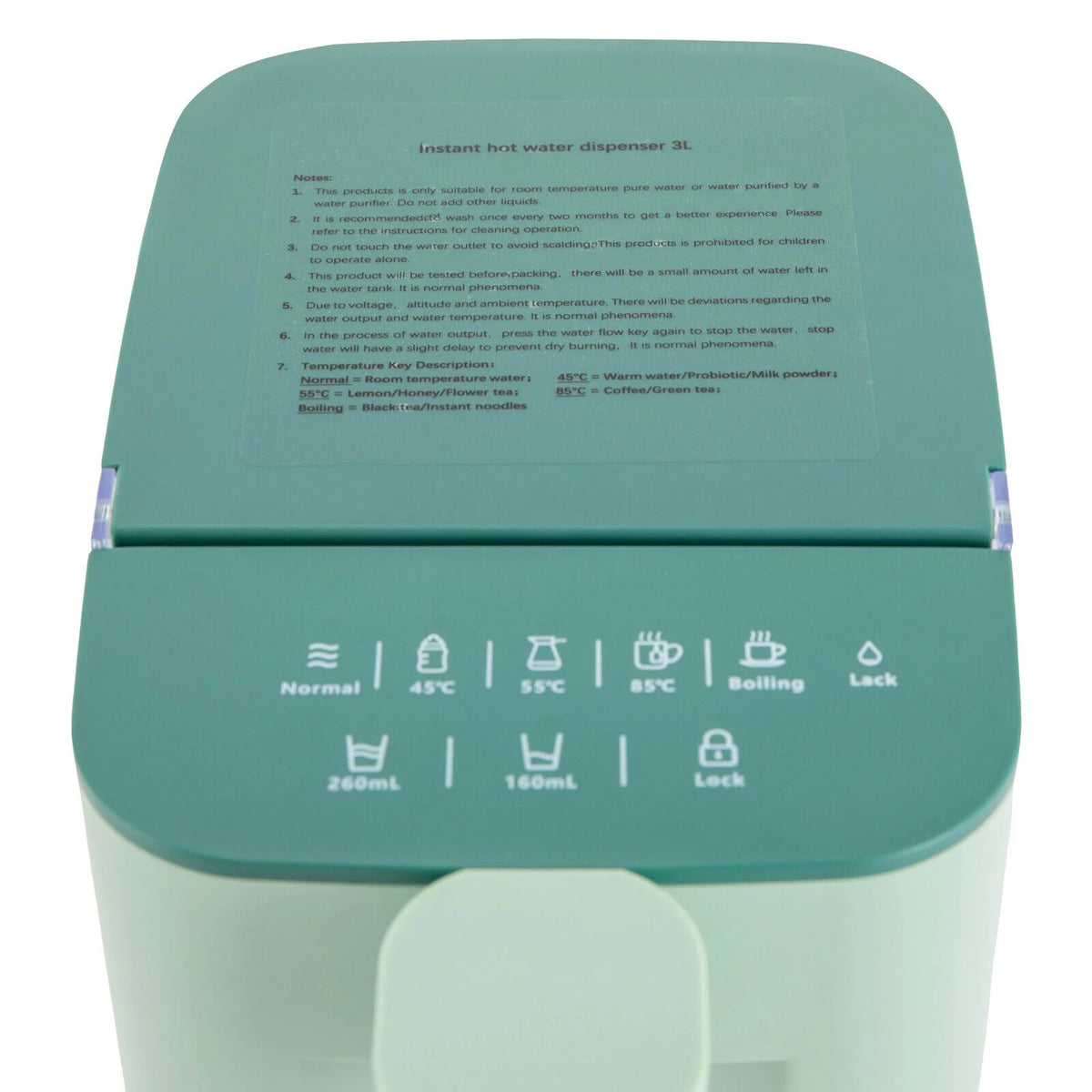 Electric Kettles 3L Tank Green V639735