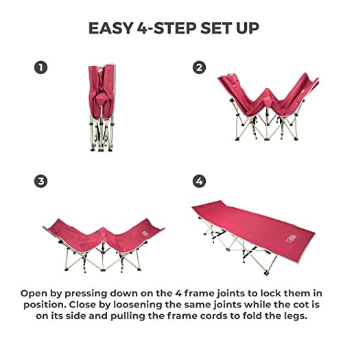 Folding Camping Cot 300 lbs Z712712