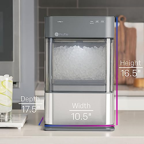 Stainless Steel Countertop Nugget Ice Maker with WiFi N279737