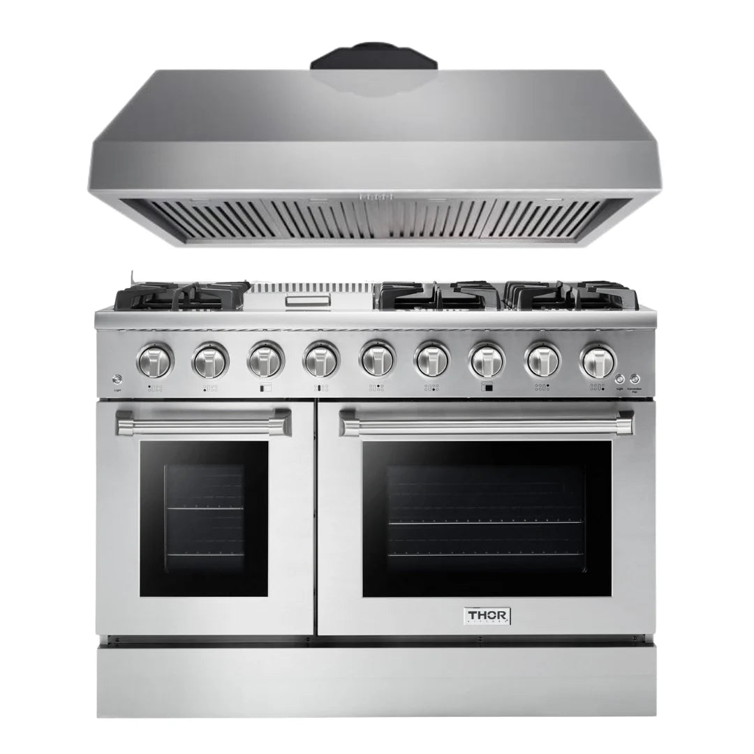48 Propane Gas Range and Range Hood Package W69940