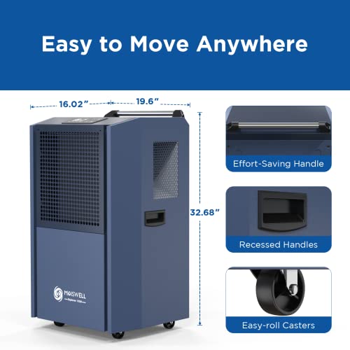 305 Pint Commercial Dehumidifier with Drain Hose T1391