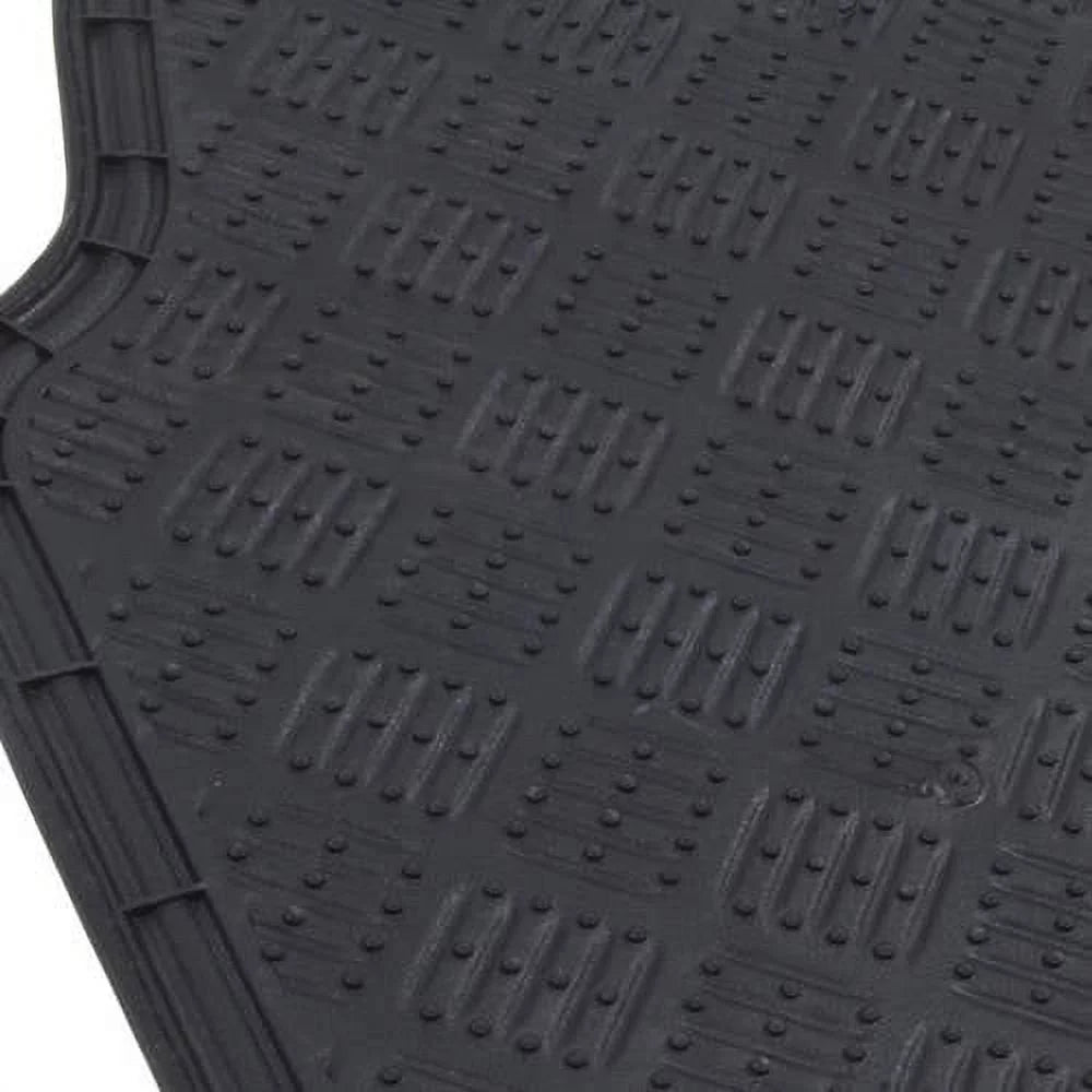 4-Piece Metallic Design Car Floor Mat R838