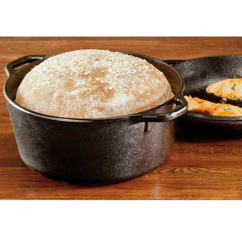 Cast Iron 5 Quart Double Dutch Oven G90614