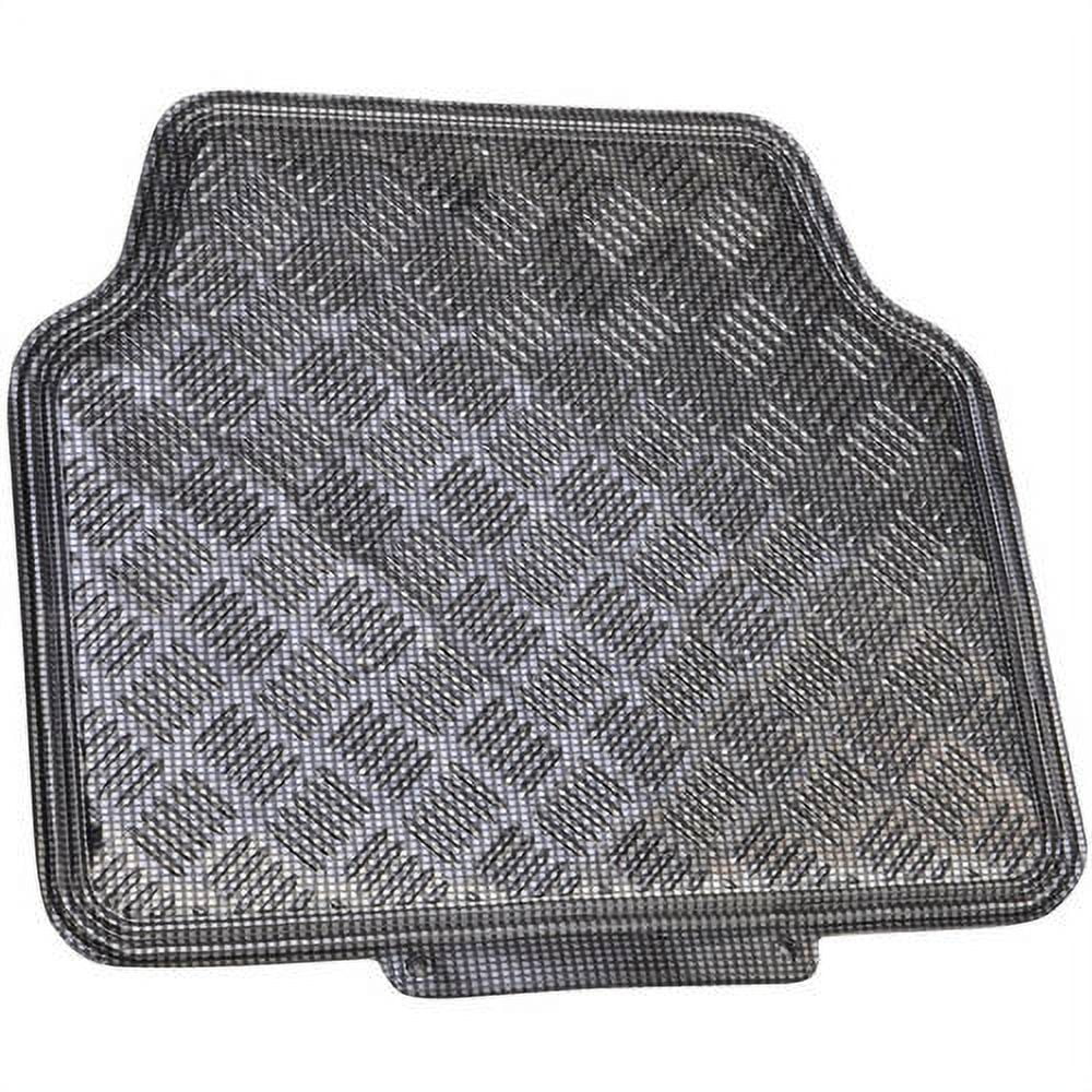 4-Piece Metallic Design Car Floor Mat R838