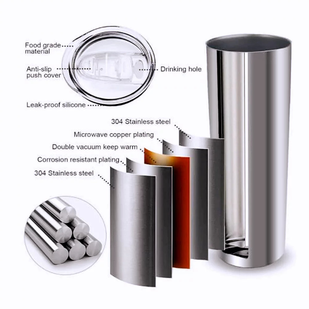 25 Pack 30oz Insulated Tumbler With Lids and Straws Y8489