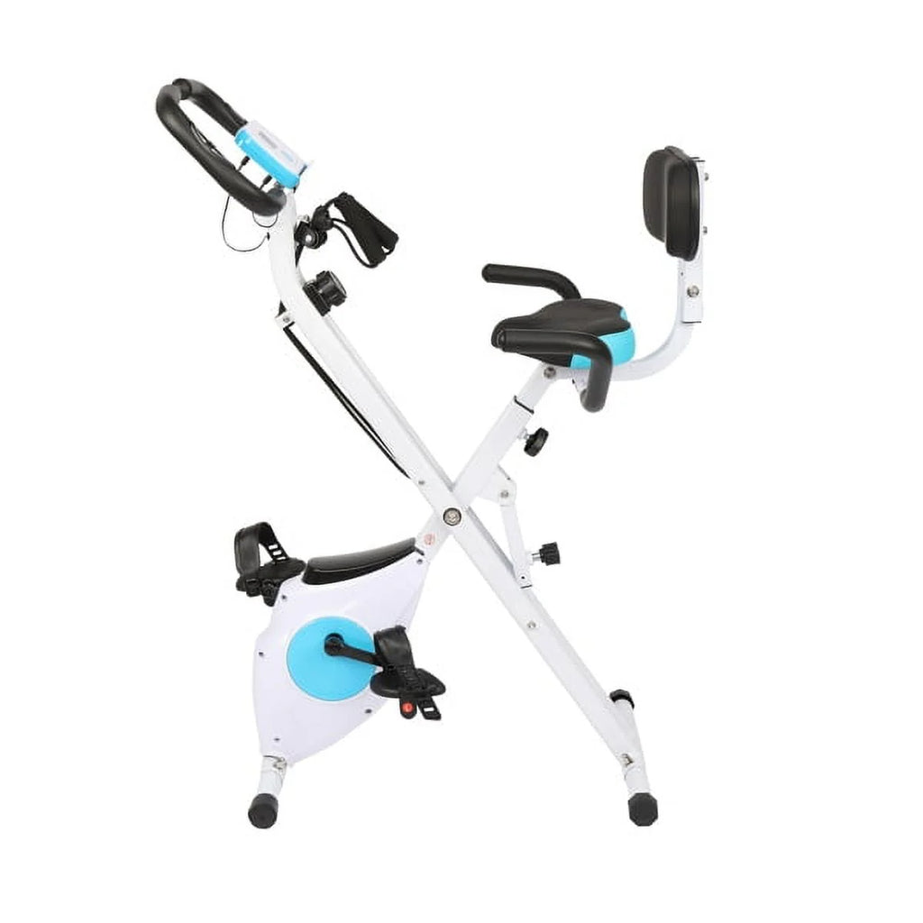 White Folding Exercise Bike W647