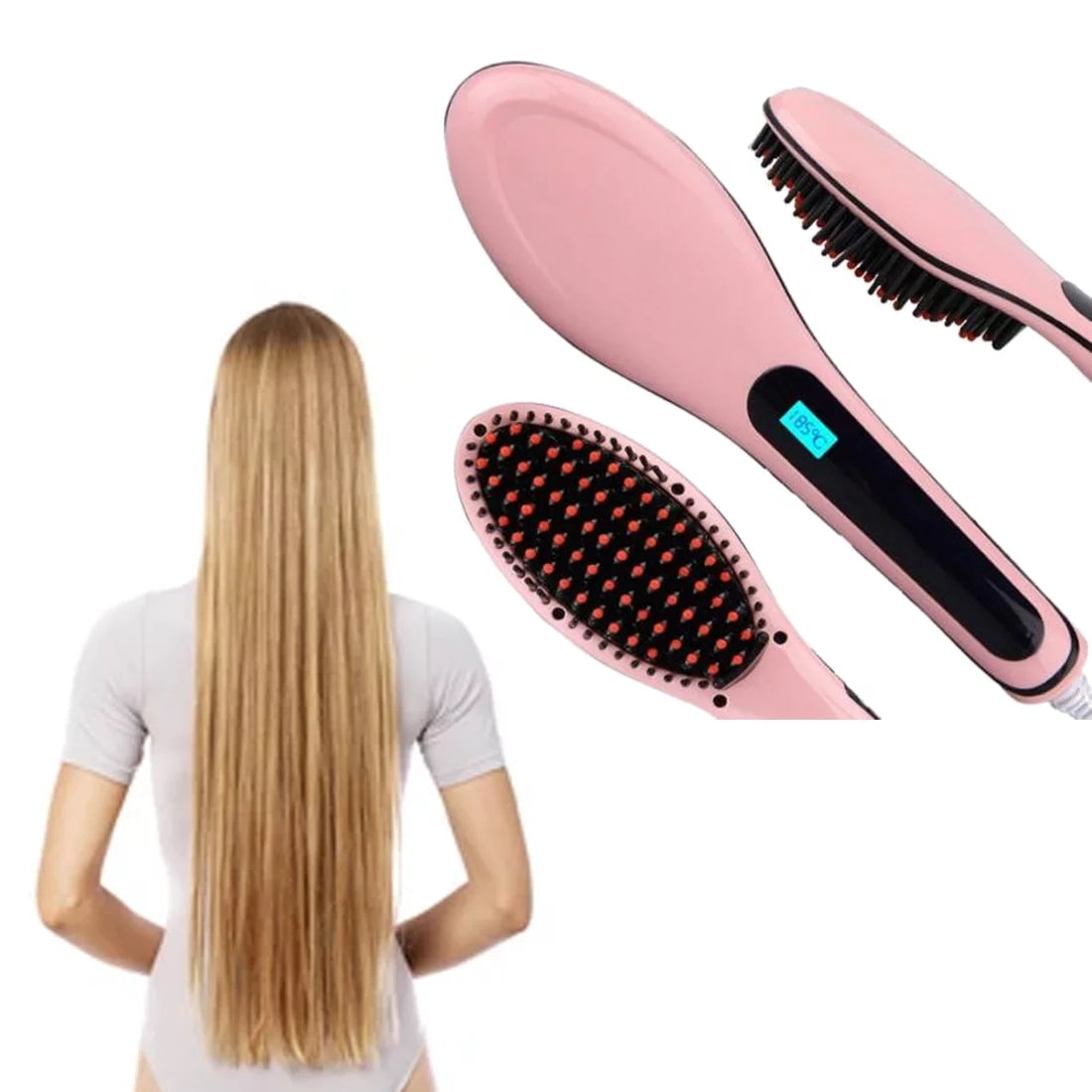 Ceramic Pink Hair Straightener F178