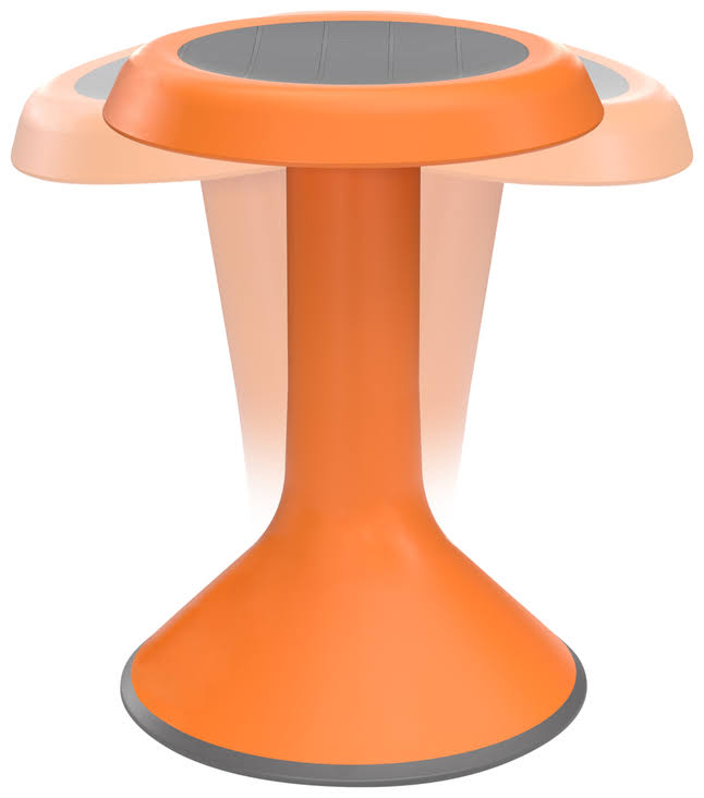 18-1/2 inch Lilac Nylon Wobble Stool E2672