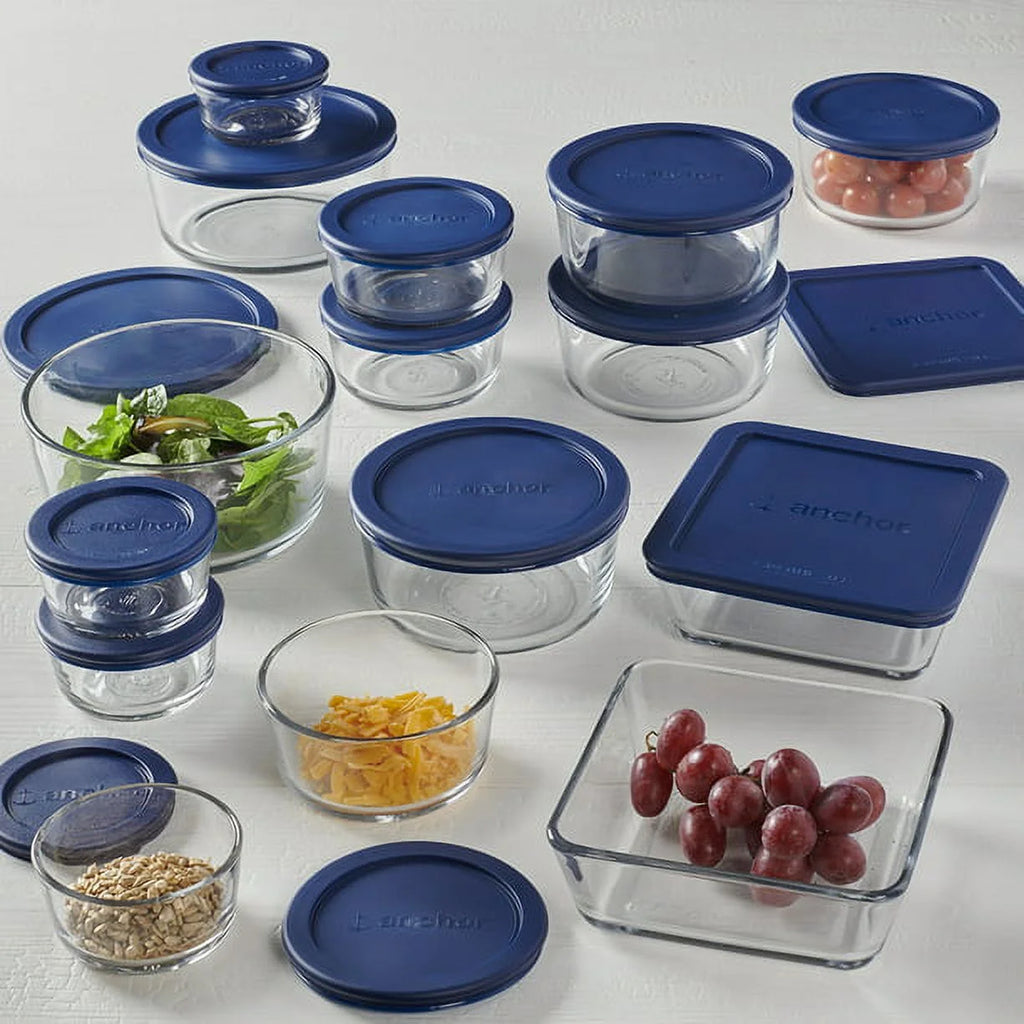 4-Cup Round Storage Dish with Cover, Pack of 2 I4481