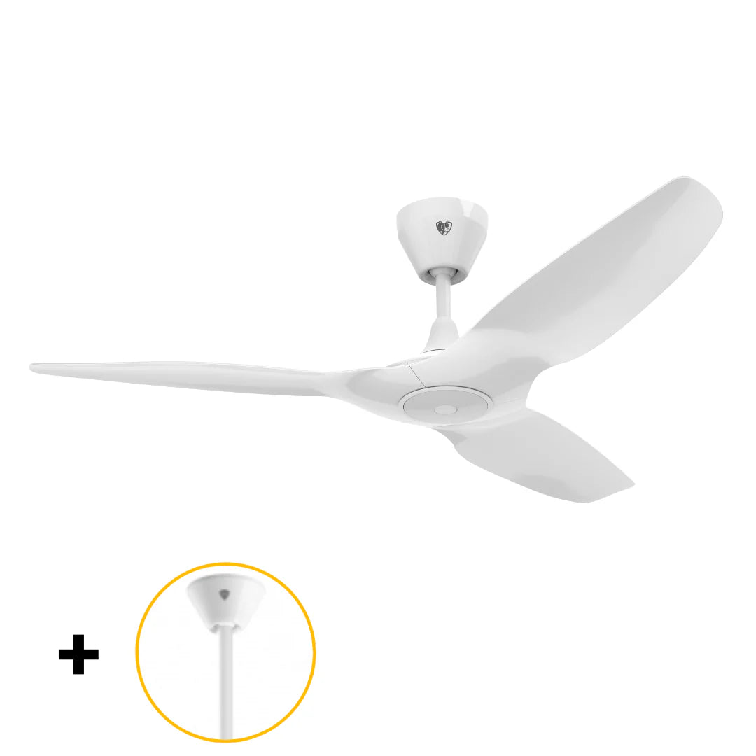 White 44 Ceiling Fan with Downrod G76848