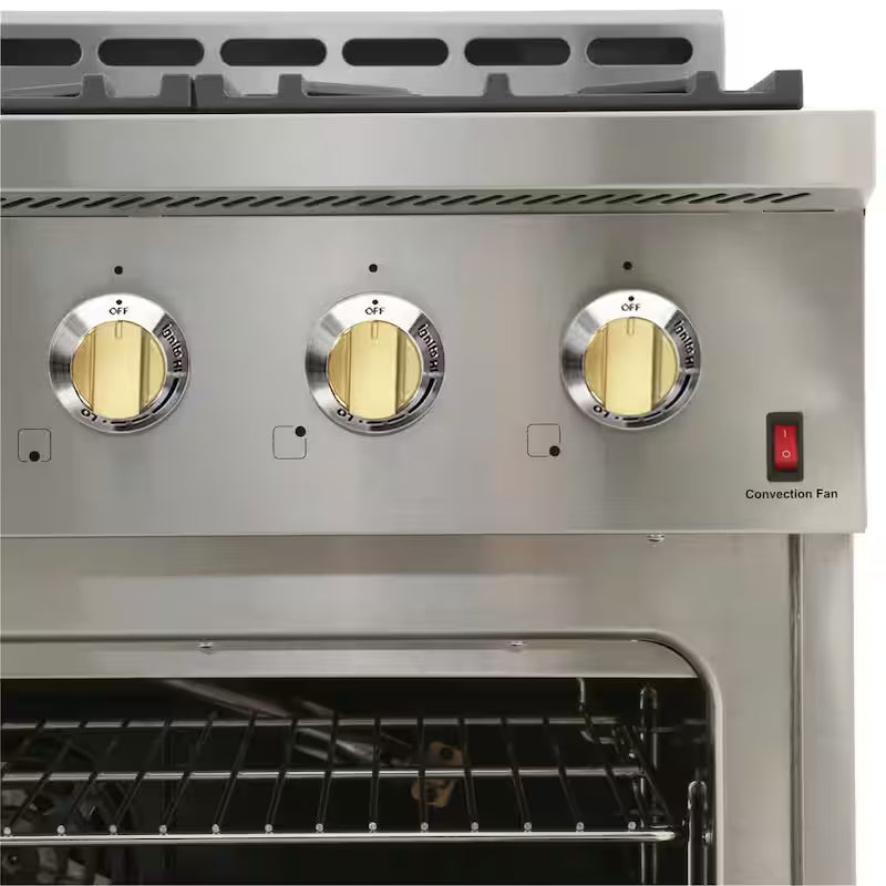 36 in. 5.5 cu. ft. Gas Range with Convection Oven Y12071