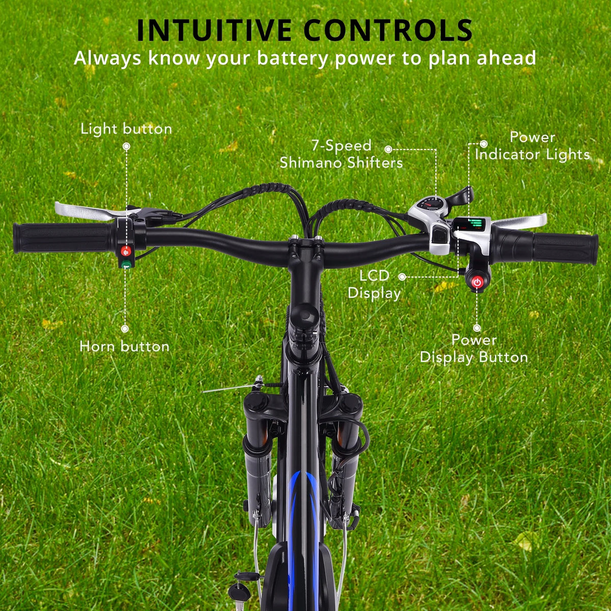 Electric Tricycle, 50 MI Long Range, 350W 36V 10AH Step-Thru, 3 Wheel Fat Tire, Black N38640