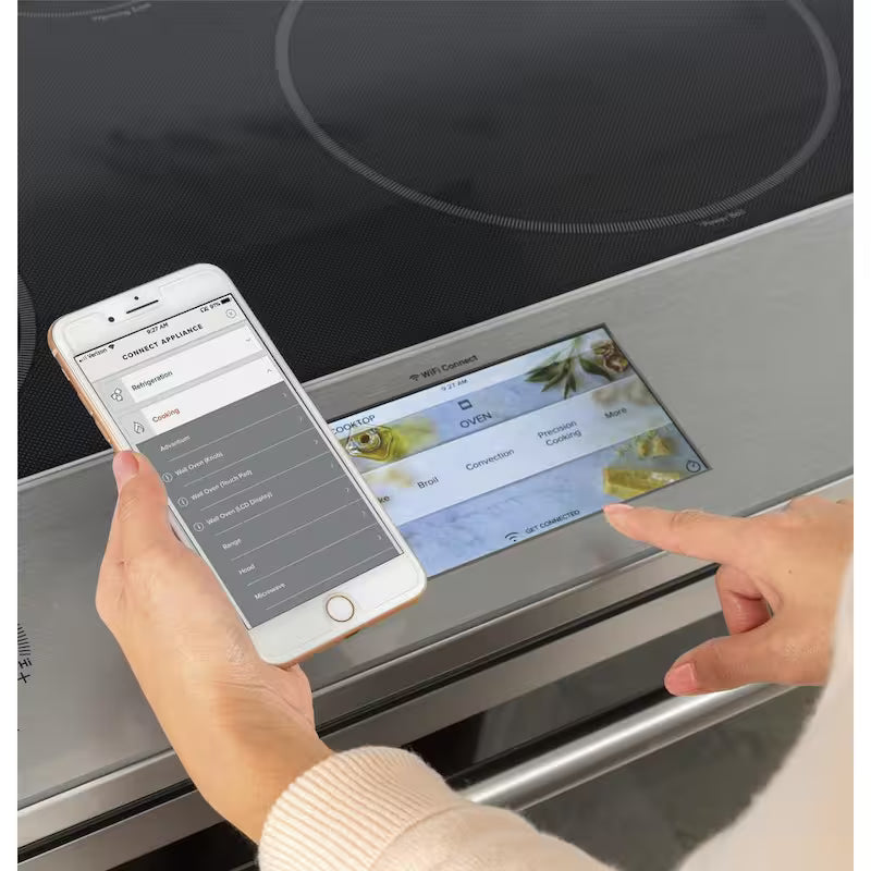 30 in. 5.3 cu. ft. Slide-In Smart Induction Electric Range with Self-Cleaning Convection Oven L5493