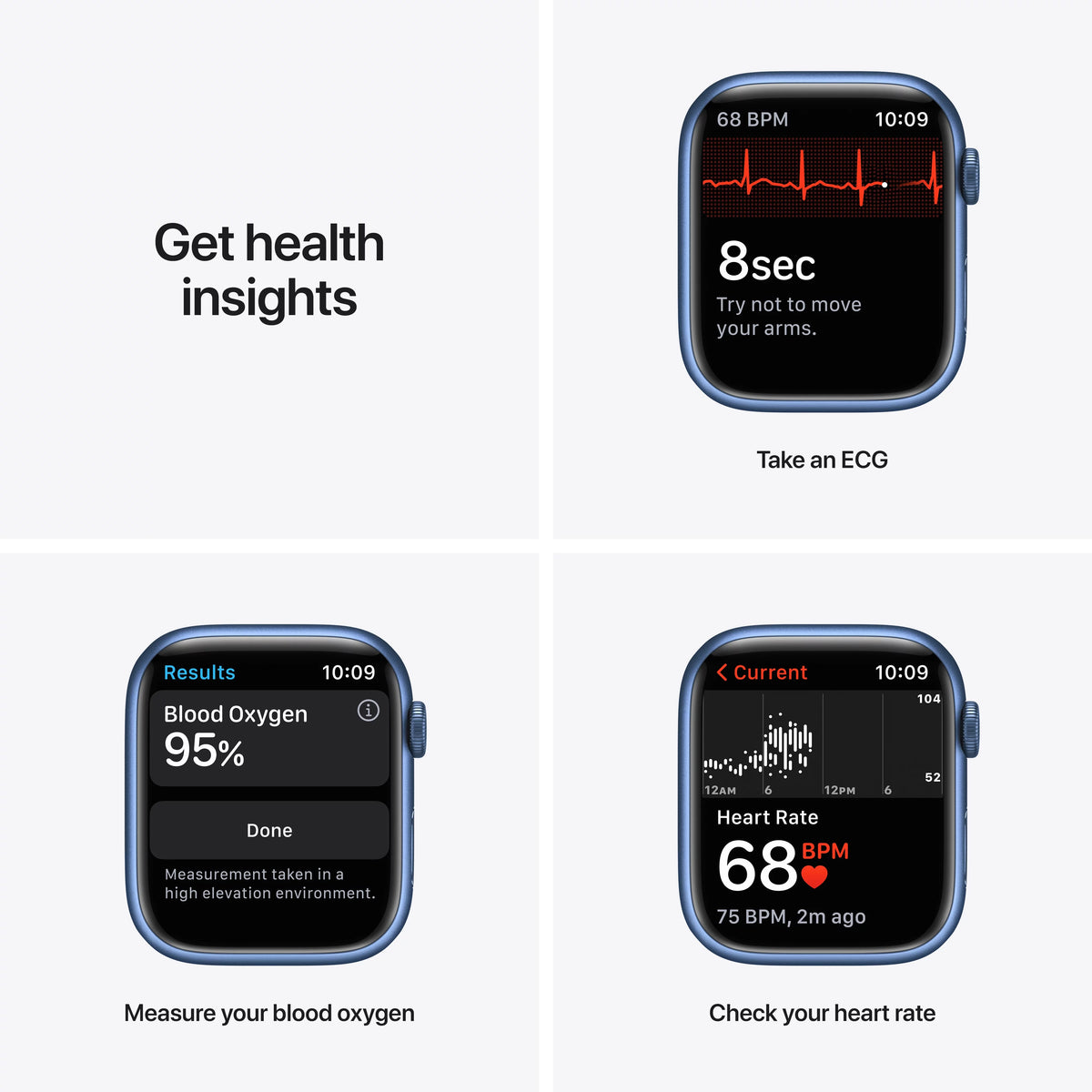 45mm Blue Aluminum Case with Sport Band V11778