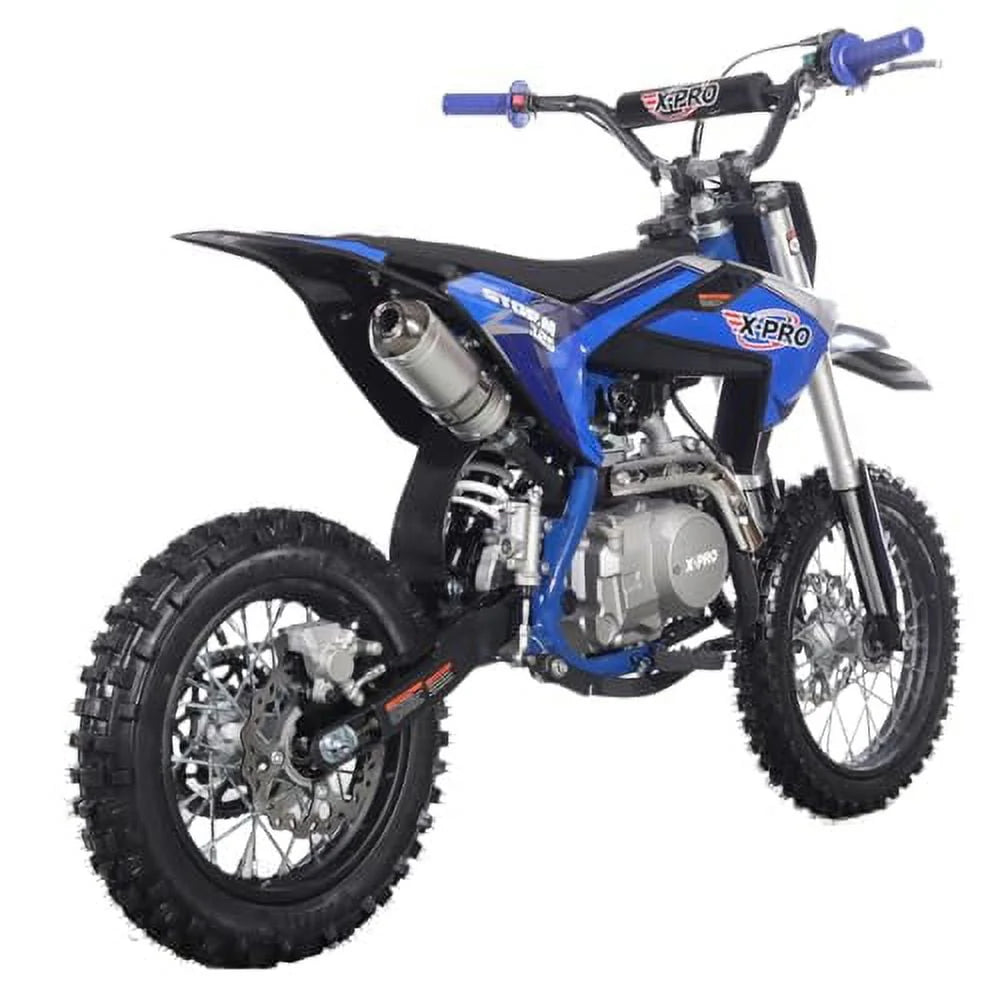 125cc Dirt Bike with Automatic Transmission, Electric Start, 14/12 Tires F7892